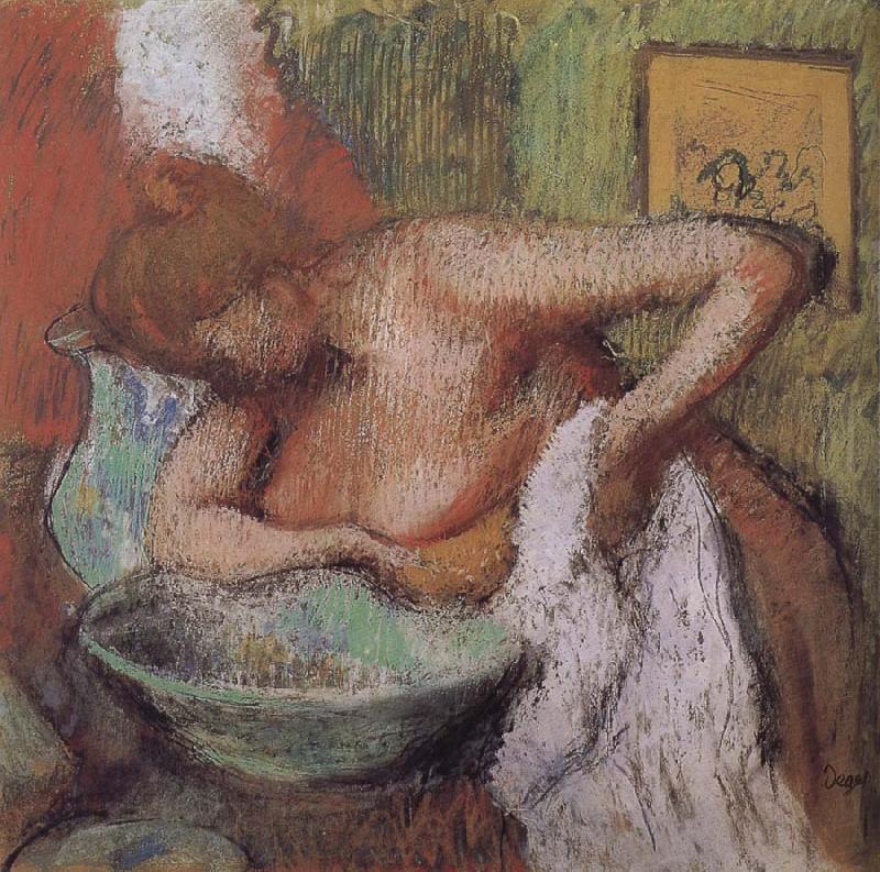 Edgar Degas Lady in the bathroom Germany oil painting art
